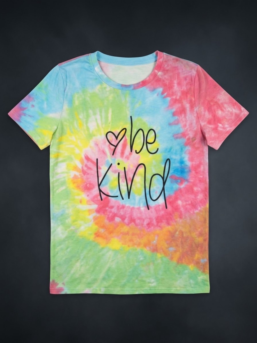 Be Kind Tie-Dye women’s Tee - Multicolor
